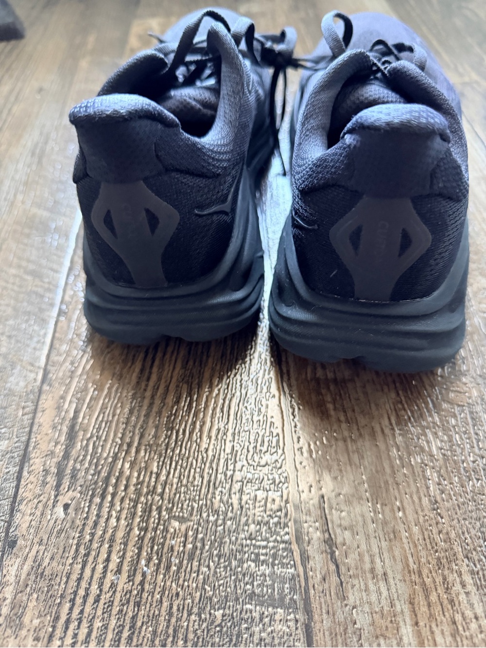 Hoka All-Black Athletic Running Shoes - Picture 9 of 10